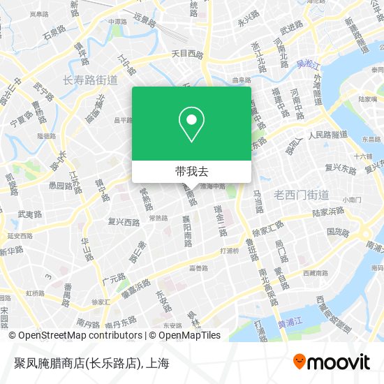 聚凤腌腊商店(长乐路店)地图