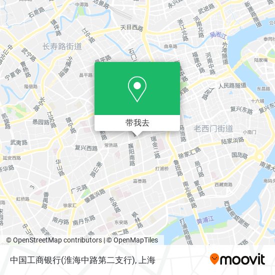 中国工商银行(淮海中路第二支行)地图