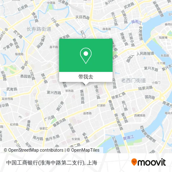 中国工商银行(淮海中路第二支行)地图