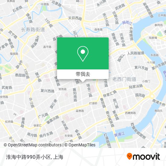 淮海中路990弄小区地图