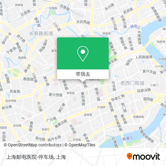 上海邮电医院-停车场地图