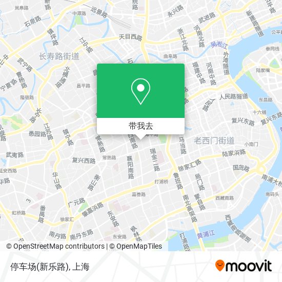 停车场(新乐路)地图