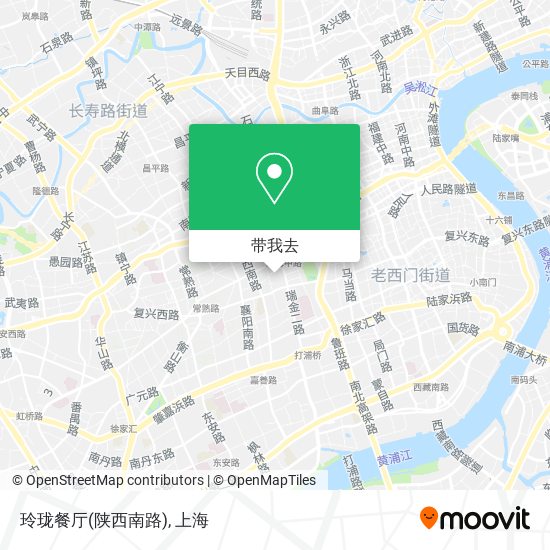 玲珑餐厅(陕西南路)地图