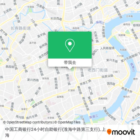 中国工商银行24小时自助银行(淮海中路第三支行)地图