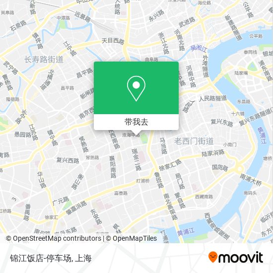 锦江饭店-停车场地图
