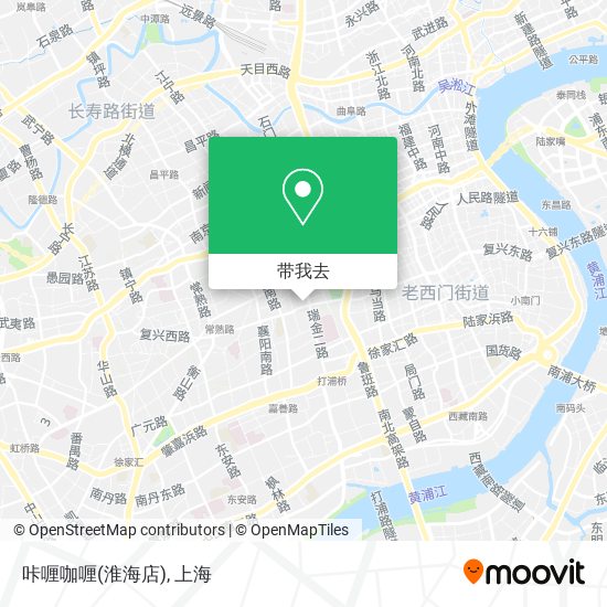 咔喱咖喱(淮海店)地图