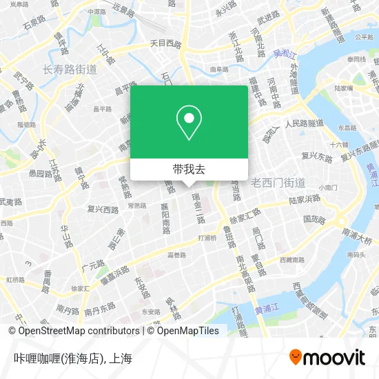 咔喱咖喱(淮海店)地图