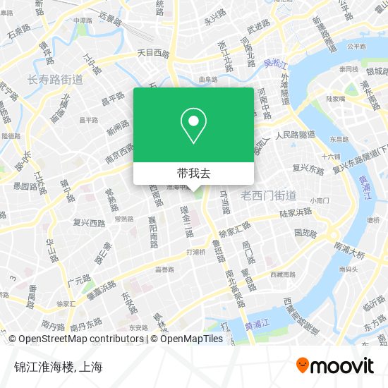 锦江淮海楼地图