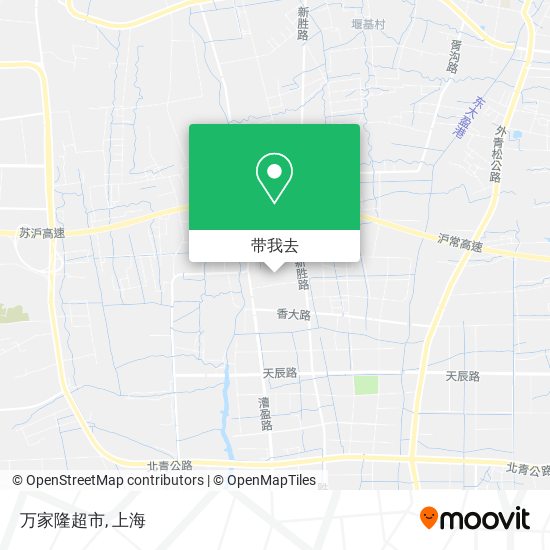 万家隆超市地图