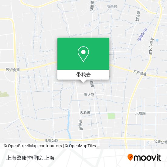 上海盈康护理院地图
