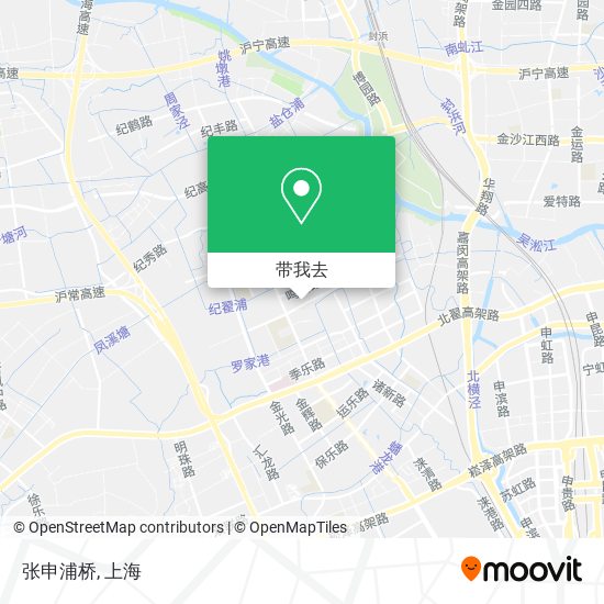 张申浦桥地图
