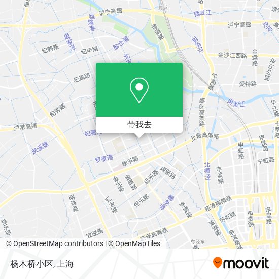 杨木桥小区地图