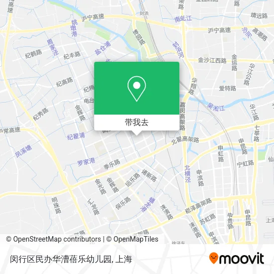 闵行区民办华漕蓓乐幼儿园地图
