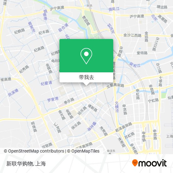 新联华购物地图