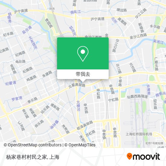 杨家巷村村民之家地图