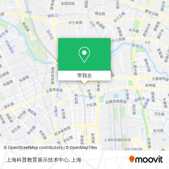 上海科普教育展示技术中心地图