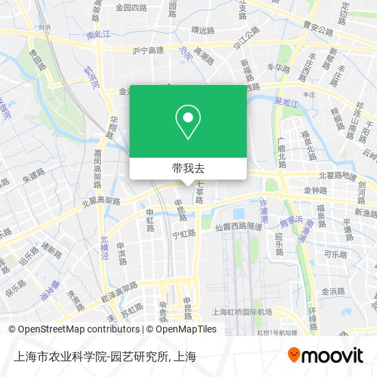 上海市农业科学院-园艺研究所地图