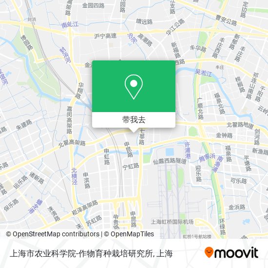 上海市农业科学院-作物育种栽培研究所地图