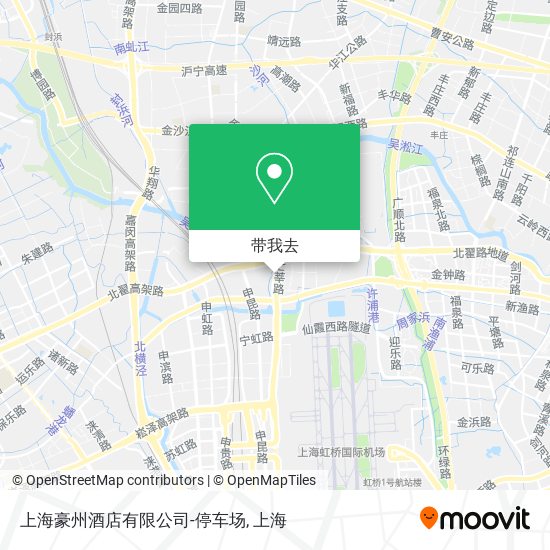 上海豪州酒店有限公司-停车场地图