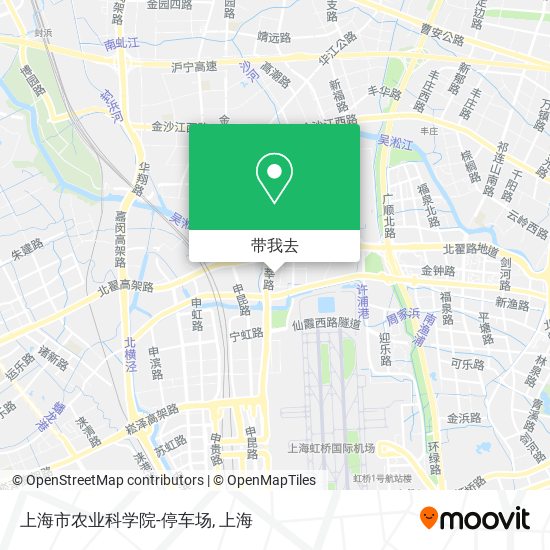 上海市农业科学院-停车场地图