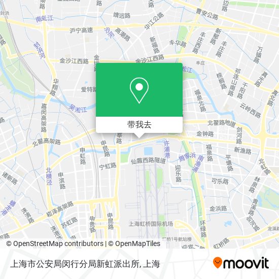 上海市公安局闵行分局新虹派出所地图