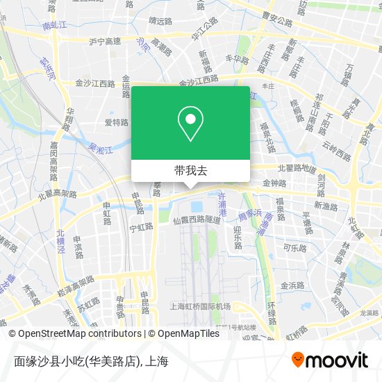 面缘沙县小吃(华美路店)地图