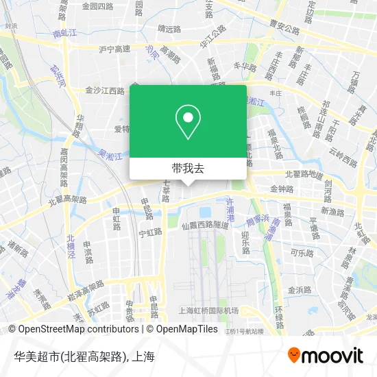 华美超市(北翟高架路)地图