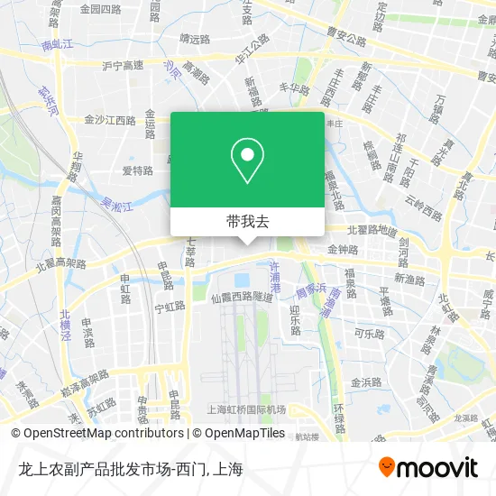 龙上农副产品批发市场-西门地图