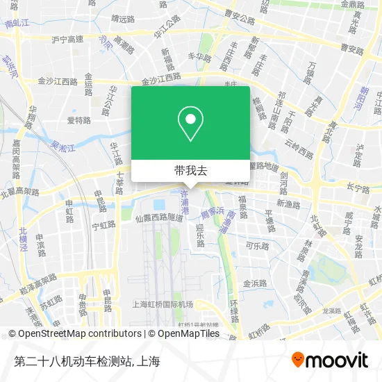 第二十八机动车检测站地图
