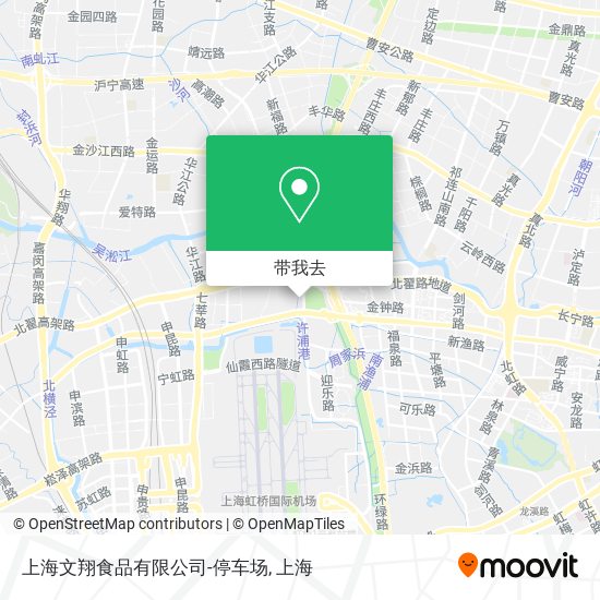 上海文翔食品有限公司-停车场地图