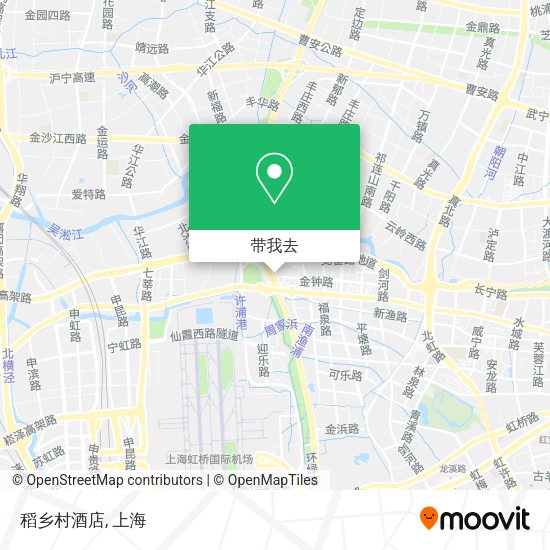 稻乡村酒店地图