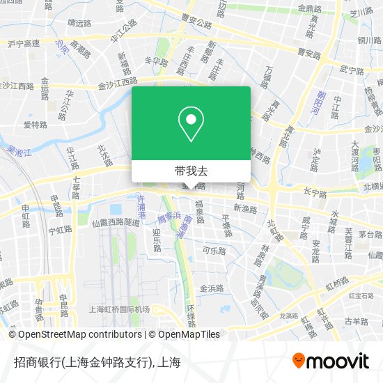 招商银行(上海金钟路支行)地图