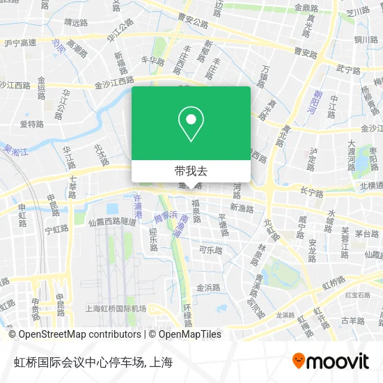 虹桥国际会议中心停车场地图