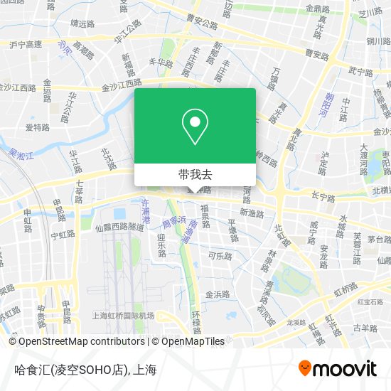 哈食汇(凌空SOHO店)地图
