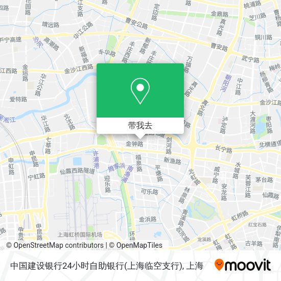 中国建设银行24小时自助银行(上海临空支行)地图