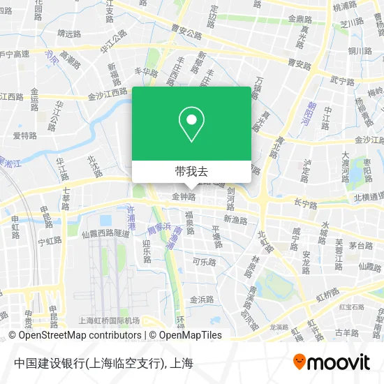 中国建设银行(上海临空支行)地图
