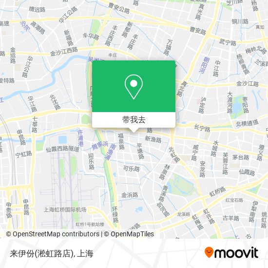 来伊份(淞虹路店)地图