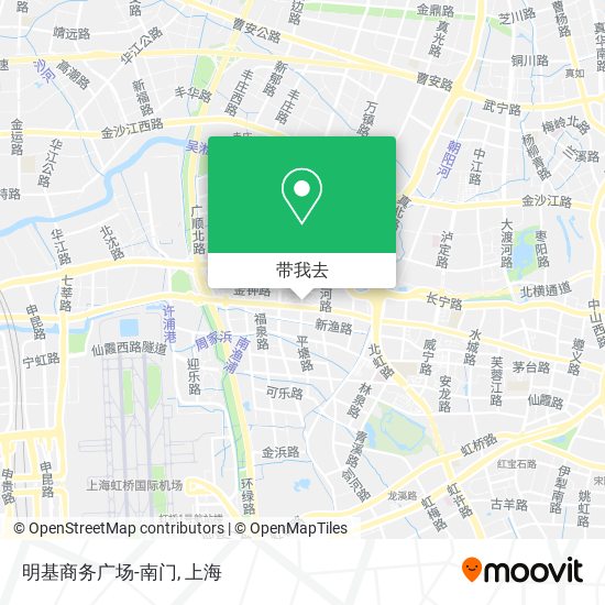 明基商务广场-南门地图