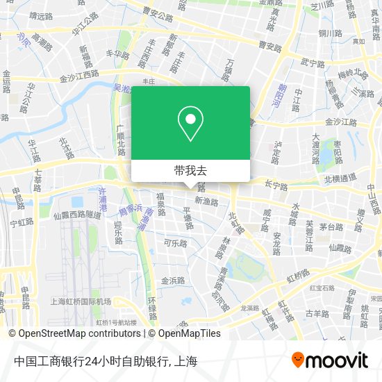 中国工商银行24小时自助银行地图