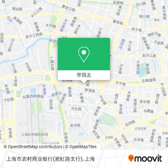 上海市农村商业银行(淞虹路支行)地图