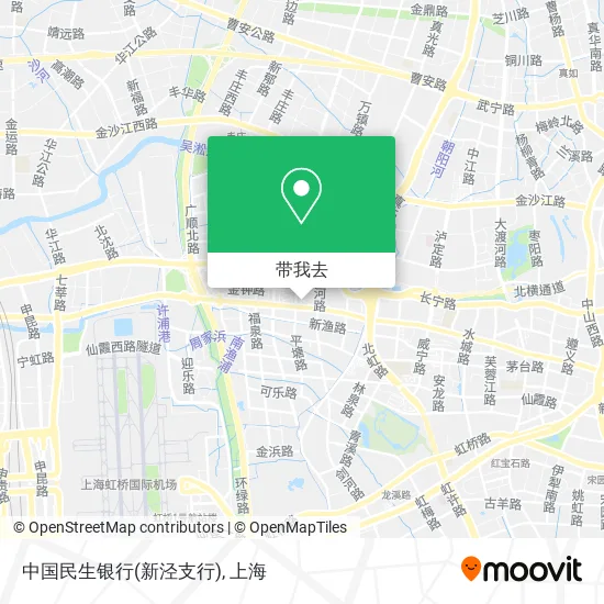 中国民生银行(新泾支行)地图