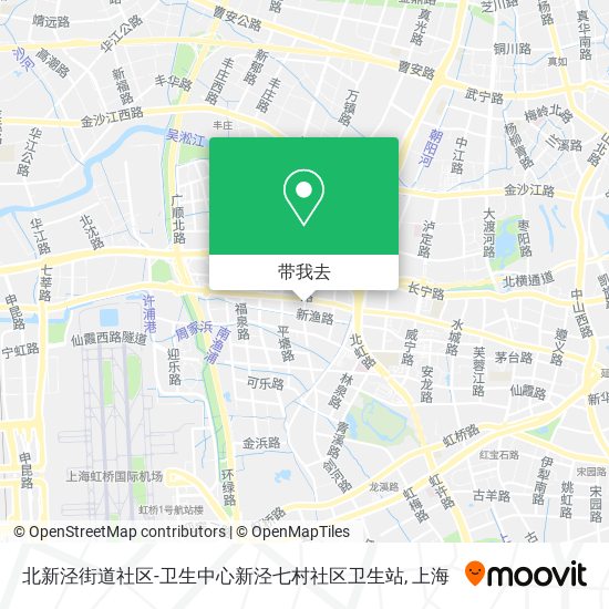 北新泾街道社区-卫生中心新泾七村社区卫生站地图
