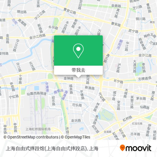 上海自由式摔跤馆(上海自由式摔跤店)地图