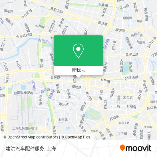 建洪汽车配件服务地图