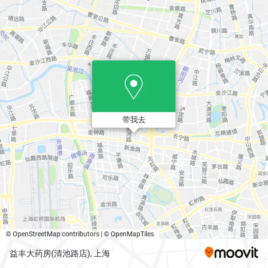 益丰大药房(清池路店)地图