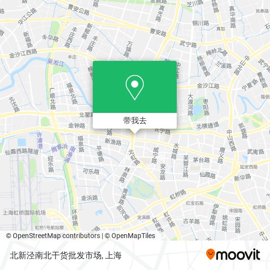 北新泾南北干货批发市场地图
