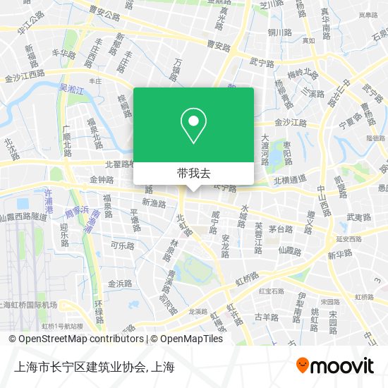 上海市长宁区建筑业协会地图
