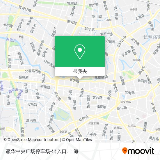 赢华中央广场停车场-出入口地图