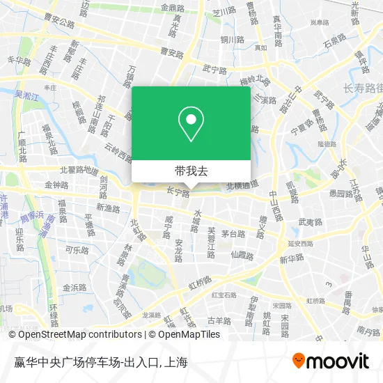 赢华中央广场停车场-出入口地图