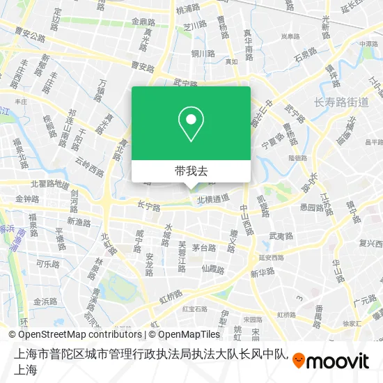 上海市普陀区城市管理行政执法局执法大队长风中队地图